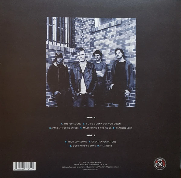 Виниловая пластинка GASLIGHT ANTHEM THE `59 SOUND SESSIONS