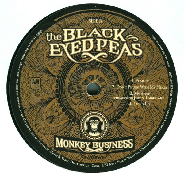 Виниловая пластинка BLACK EYED PEAS MONKEY BUSINESS