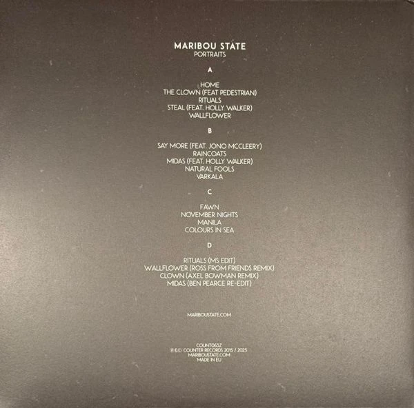 Виниловая пластинка MARIBOU STATE PORTRAITS BLACK FRIDAY RECORD STORE DAY 2025 10TH ANNIVERSARY