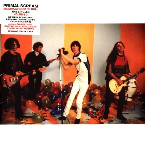 Виниловая пластинка PRIMAL SCREAM MAXIMUM ROCK & ROLL: THE SINGLES