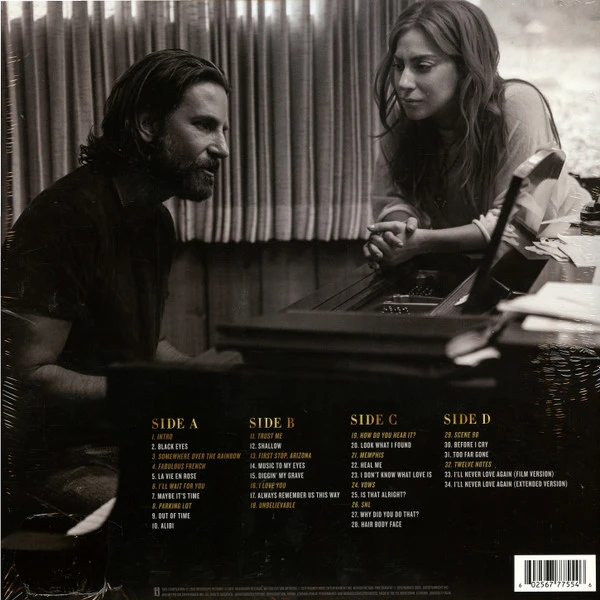 Виниловая пластинка LADY GAGA, BRADLEY COOPER A STAR IS BORN SOUNDTRACK