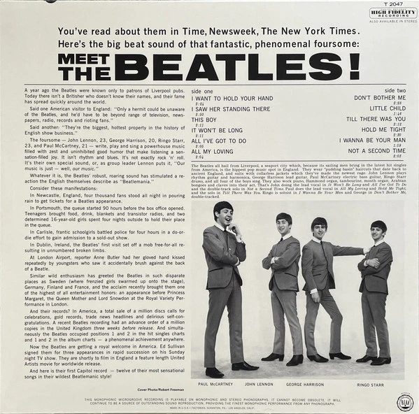 Виниловая пластинка BEATLES MEET THE BEATLES