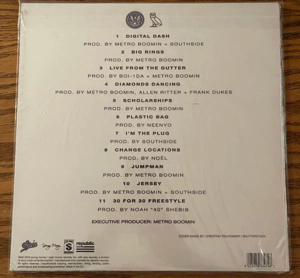 Виниловая пластинка DRAKE & FUTURE WHAT A TIME TO BE ALIVE