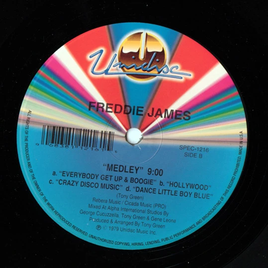 Виниловая пластинка FREDDIE JAMES EVERYBODY GET UP AND BOOG