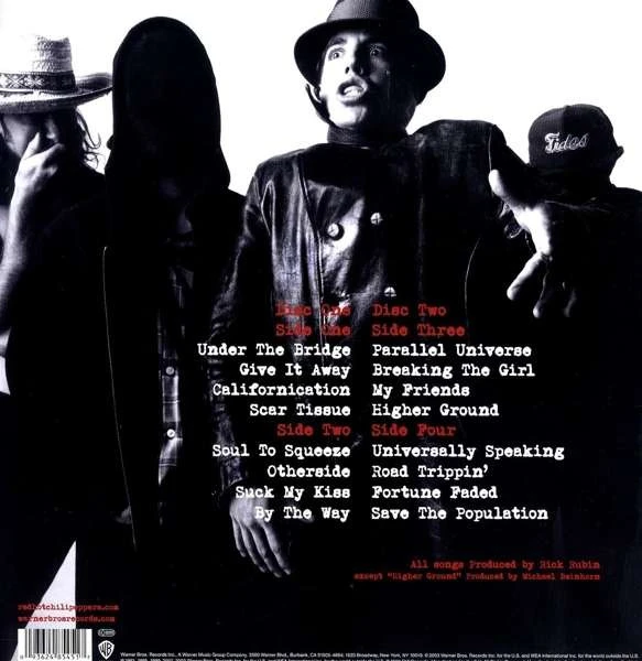 Виниловая пластинка RED HOT CHILI PEPPERS GREATEST HITS