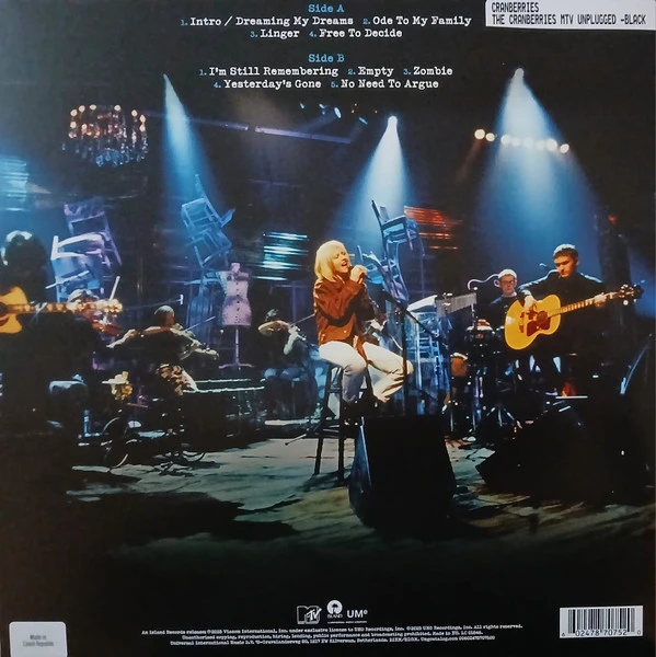 Виниловая пластинка CRANBERRIES MTV UNPLUGGED