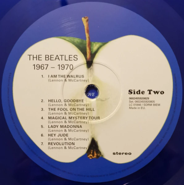 Виниловая пластинка BEATLES THE BEATLES 1967 - 1970