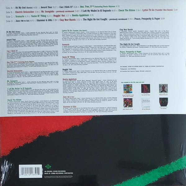 Виниловая пластинка A TRIBE CALLED QUEST HITS, RARITIES & REMIXES