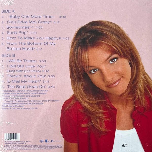 Виниловая пластинка BRITNEY SPEARS ...Baby One More Time