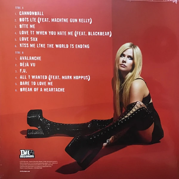 Виниловая пластинка AVRIL LAVIGNE LOVE SUX