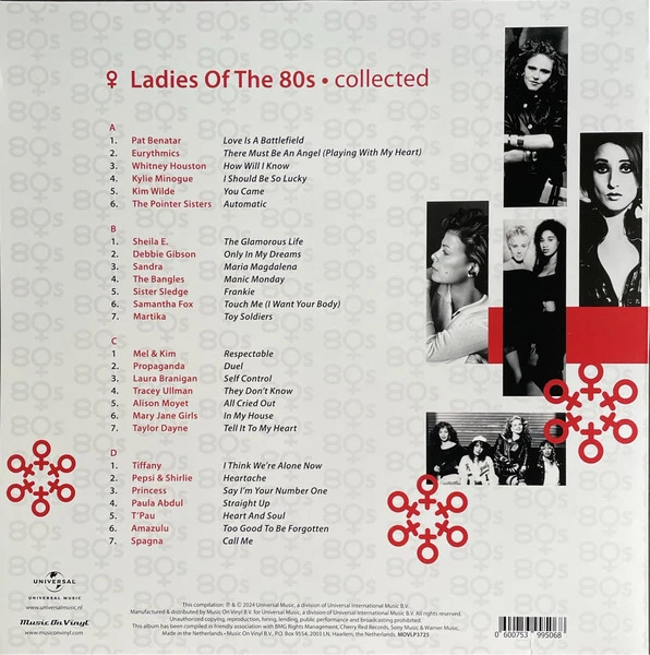 Виниловая пластинка VARIOUS LADIES OF THE 80S COLLECTED