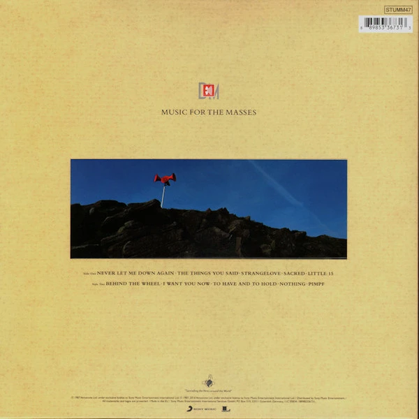 Виниловая пластинка DEPECHE MODE Music for the Masses