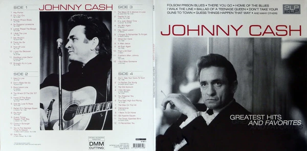 Виниловая пластинка JOHNNY CASH GREATEST HITS AND FAVORITES