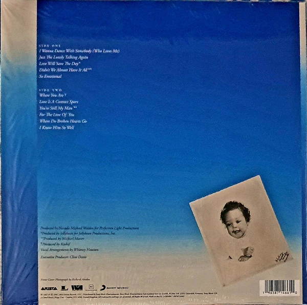 Виниловая пластинка WHITNEY HOUSTON Whitney