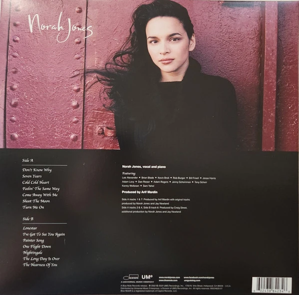 Виниловая пластинка NORAH JONES COME AWAY WITH ME