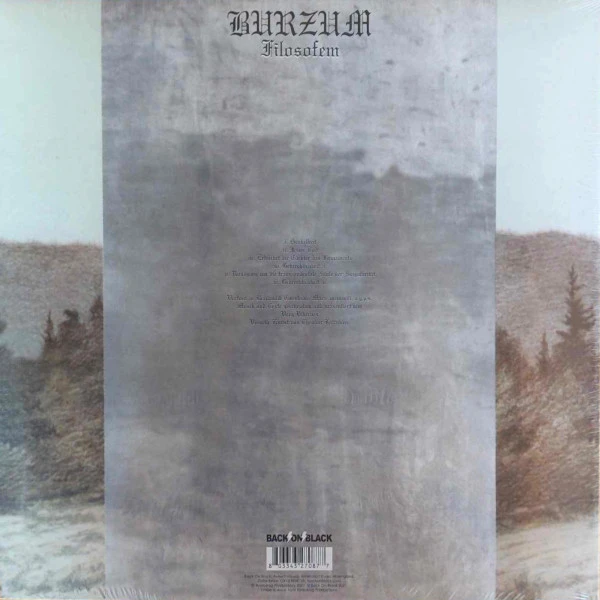 Виниловая пластинка BURZUM FILOSOFEM