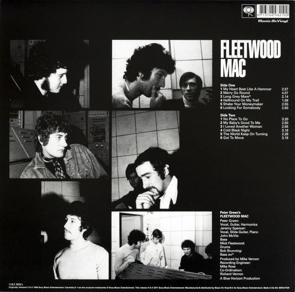 Виниловая пластинка FLEETWOOD MAC PETER GREEN'S FLEETWOOD MAC
