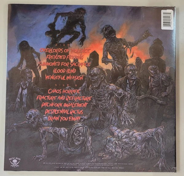 Виниловая пластинка CANNIBAL CORPSE CHAOS HORRIFIC