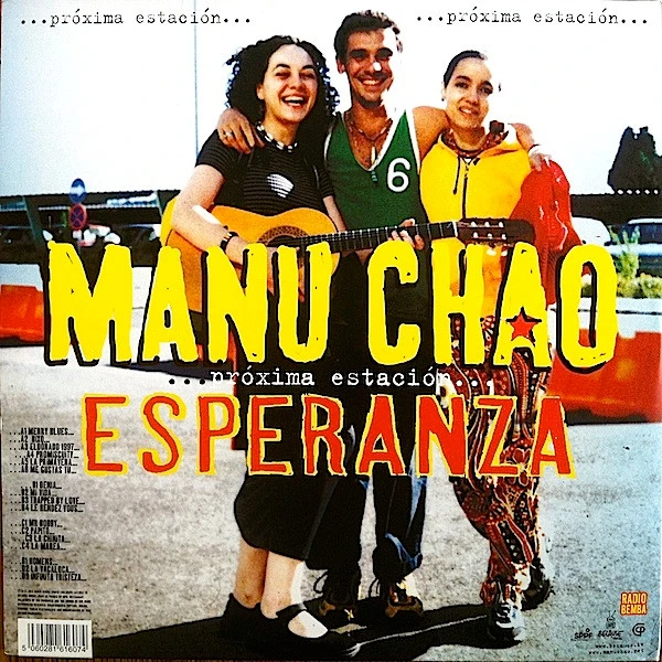 Виниловая пластинка MANU CHAO PROXIMA ESTACION: ESPERENZA