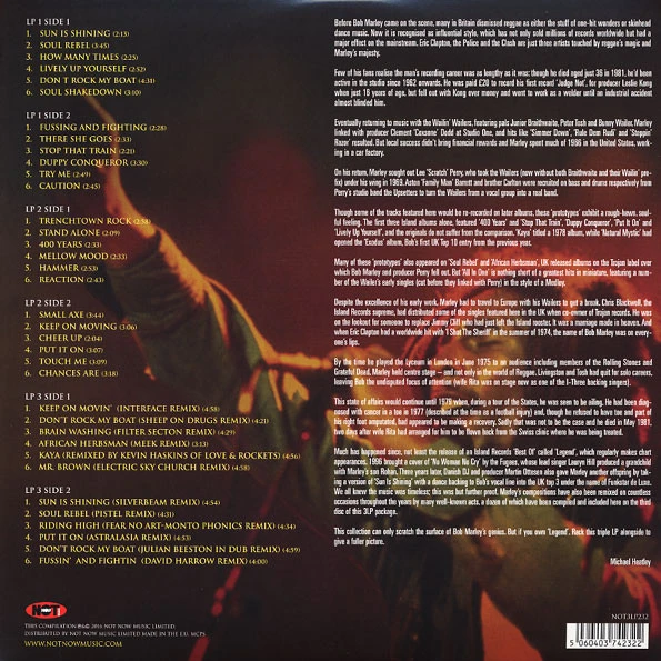 Виниловая пластинка BOB MARLEY SUN IS SHINING