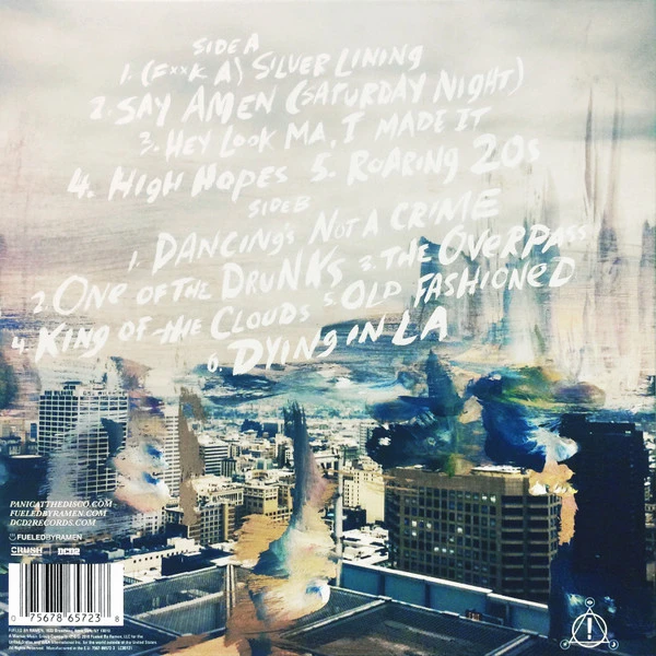 Виниловая пластинка PANIC AT THE DISCO PRAY FOR THE WICKED