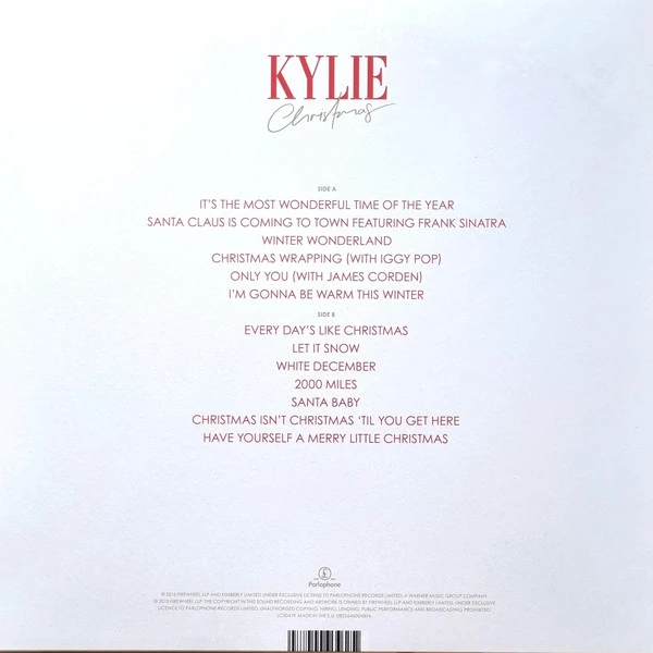 Виниловая пластинка KYLIE MINOGUE KYLIE CHRISTMAS