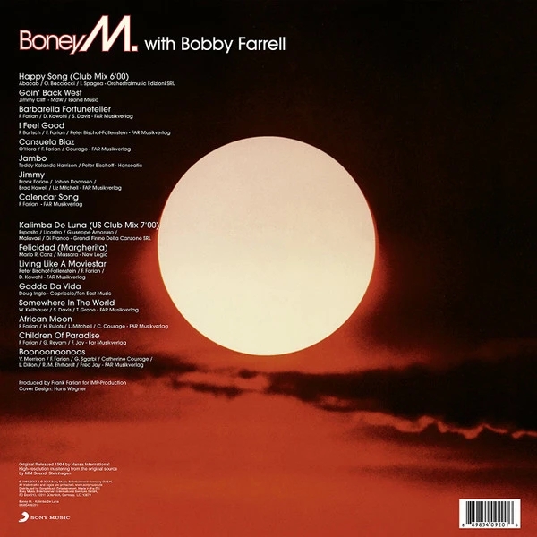 Виниловая пластинка BONEY M. KALIMBA DE LUNA (1984)