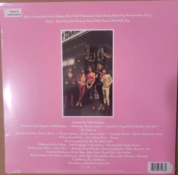Виниловая пластинка NEW YORK DOLLS NEW YORK DOLLS