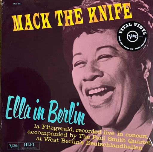 Виниловая пластинка ELLA FITZGERALD MACK THE KNIFE: ELLA IN BERLIN