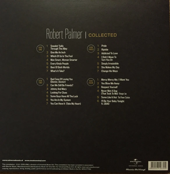 Виниловая пластинка ROBERT PALMER COLLECTED