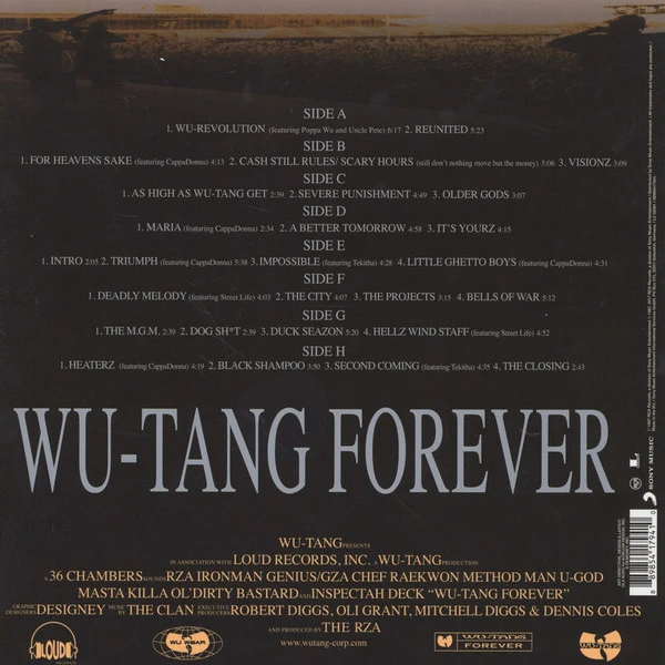 Виниловая пластинка WU-TANG CLAN WU-TANG FOREVER