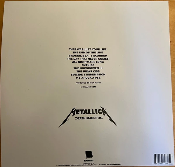 Виниловая пластинка METALLICA DEATH MAGNETIC