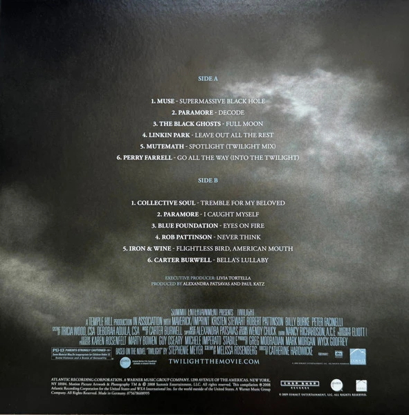 Виниловая пластинка VARIOUS TWILIGHT ORIGINAL MOTION PICTURE OST