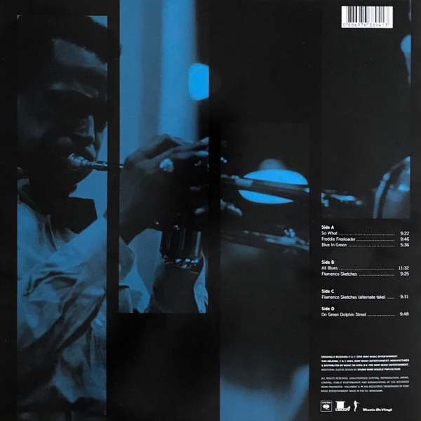 Виниловая пластинка MILES DAVIS KIND OF BLUE