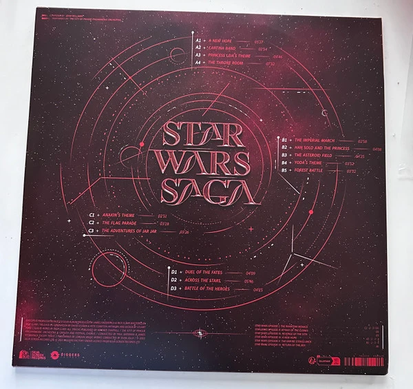 Виниловая пластинка CITY OF PRAGUE PHILHARMONIC ORCHESTRA STAR WARS SAGA