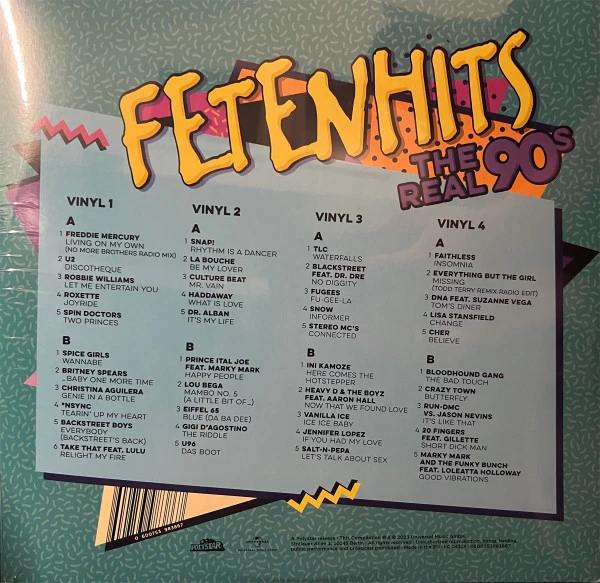 Виниловая пластинка VARIOUS FETENHITS 90'S