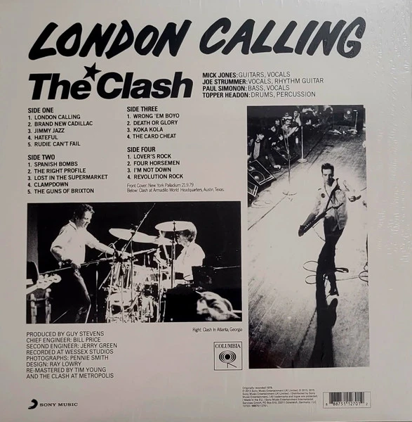 Виниловая пластинка CLASH, THE London Calling