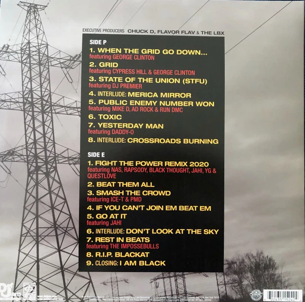 Виниловая пластинка PUBLIC ENEMY WHAT YOU GONNA DO WHEN THE GRID GOES DOWN?