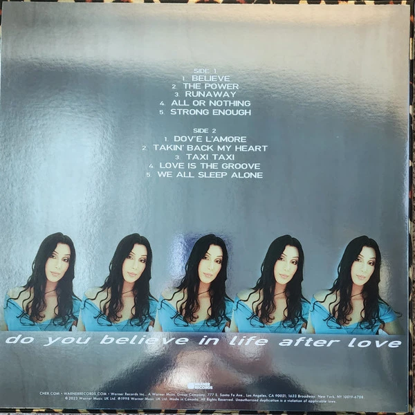 Виниловая пластинка CHER BELIEVE (25TH.ANN.DELUXE)
