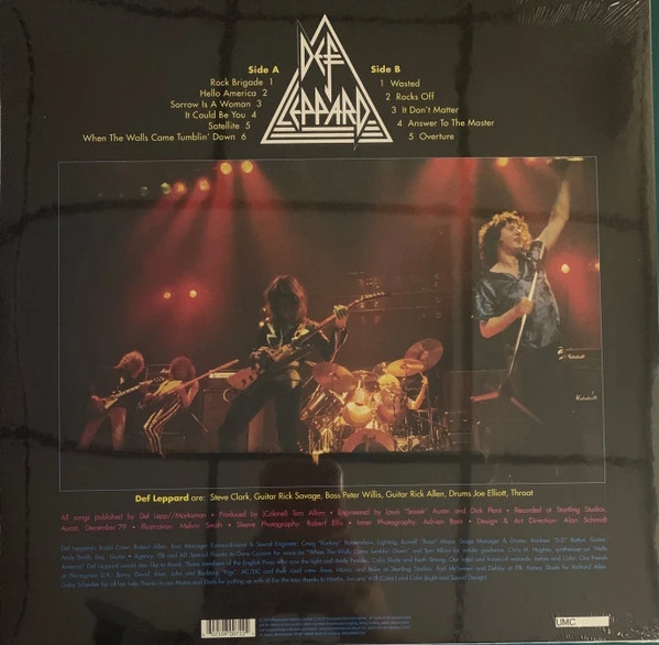 Виниловая пластинка DEF LEPPARD ON THROUGH THE NIGHT