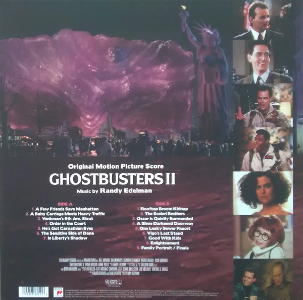 Виниловая пластинка RANDY EDELMAN GHOSTBUSTERS II (ORIGINAL MOTION PICTURE SCORE)