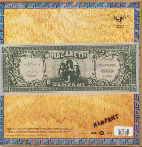 Виниловая пластинка NAZARETH RAMPANT