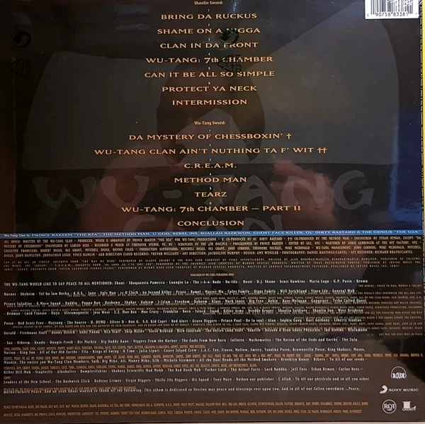 Виниловая пластинка WU-TANG CLAN Enter The Wu-Tang Clan (36 Chambers)