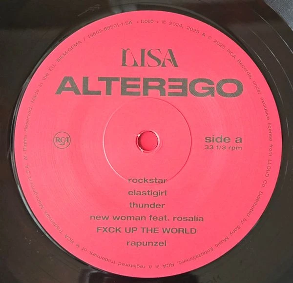 Виниловая пластинка LISA Alter Ego