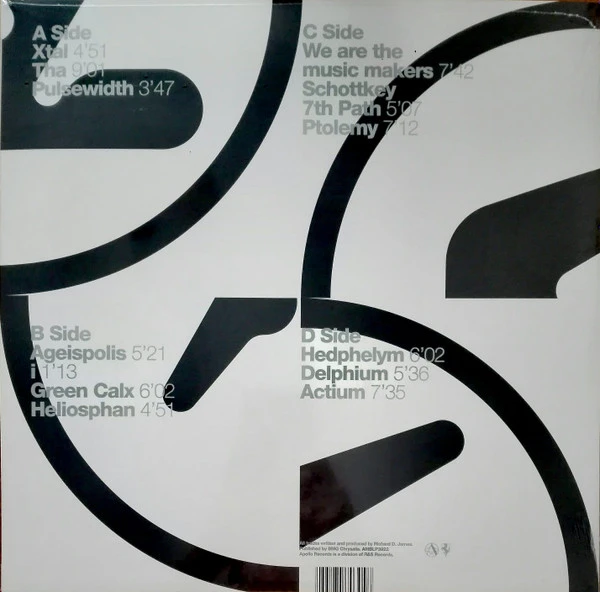 Виниловая пластинка APHEX TWIN SELECTED AMBIENT WORKS 85-92