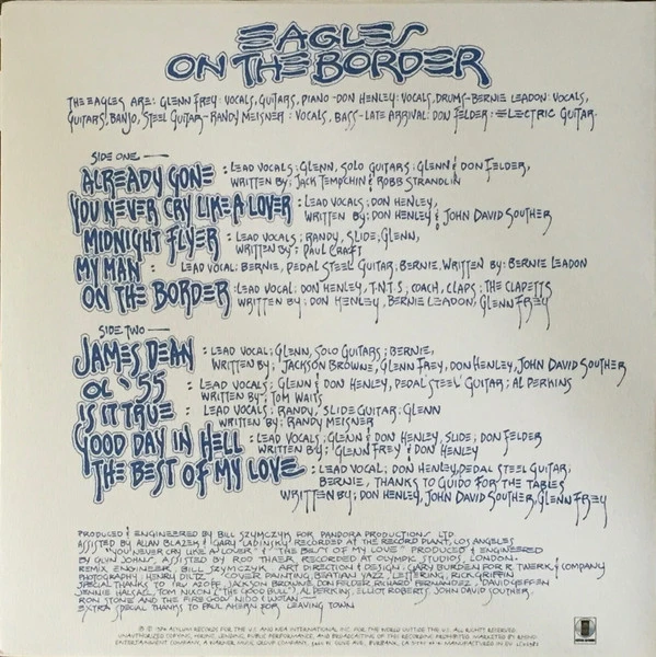Виниловая пластинка EAGLES ON THE BORDER
