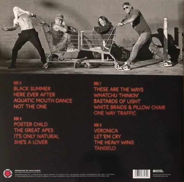 Виниловая пластинка RED HOT CHILI PEPPERS Unlimited Love