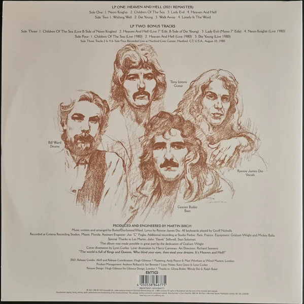 Виниловая пластинка BLACK SABBATH HEAVEN AND HELL