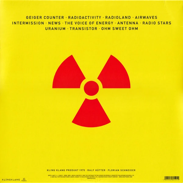 Виниловая пластинка KRAFTWERK RADIO-ACTIVITY