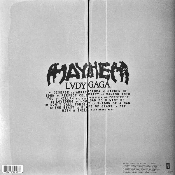 Виниловая пластинка LADY GAGA MAYHEM